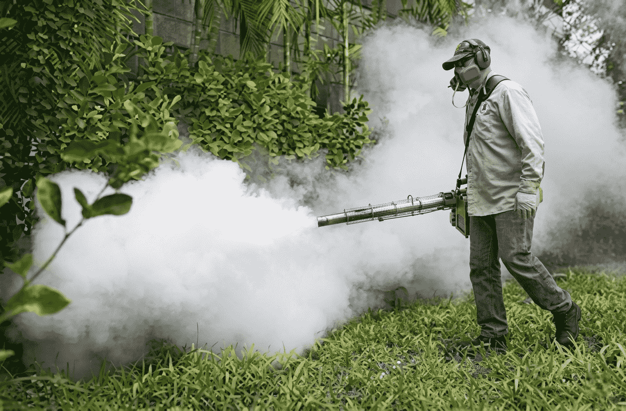 mosquito control service by Pestwale, fogging mosquito treatment, larval control process, mosquito breeding water areas, pest control technician spraying, mosquito control Mumbai, mosquito control Ahmedabad, anti mosquito treatment service, mosquito infestation inspection, pest control India mosquito service - 4